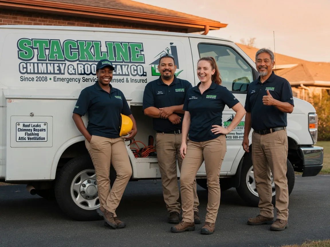 Chimney flashing repair company in King, WI
